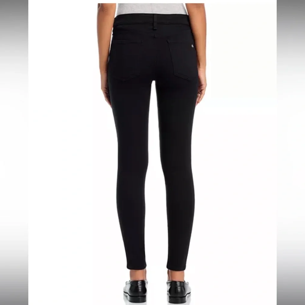 rag & bone Women’s Nina High Rise Jeans in Black Size 28 - Picture 2 of 11
